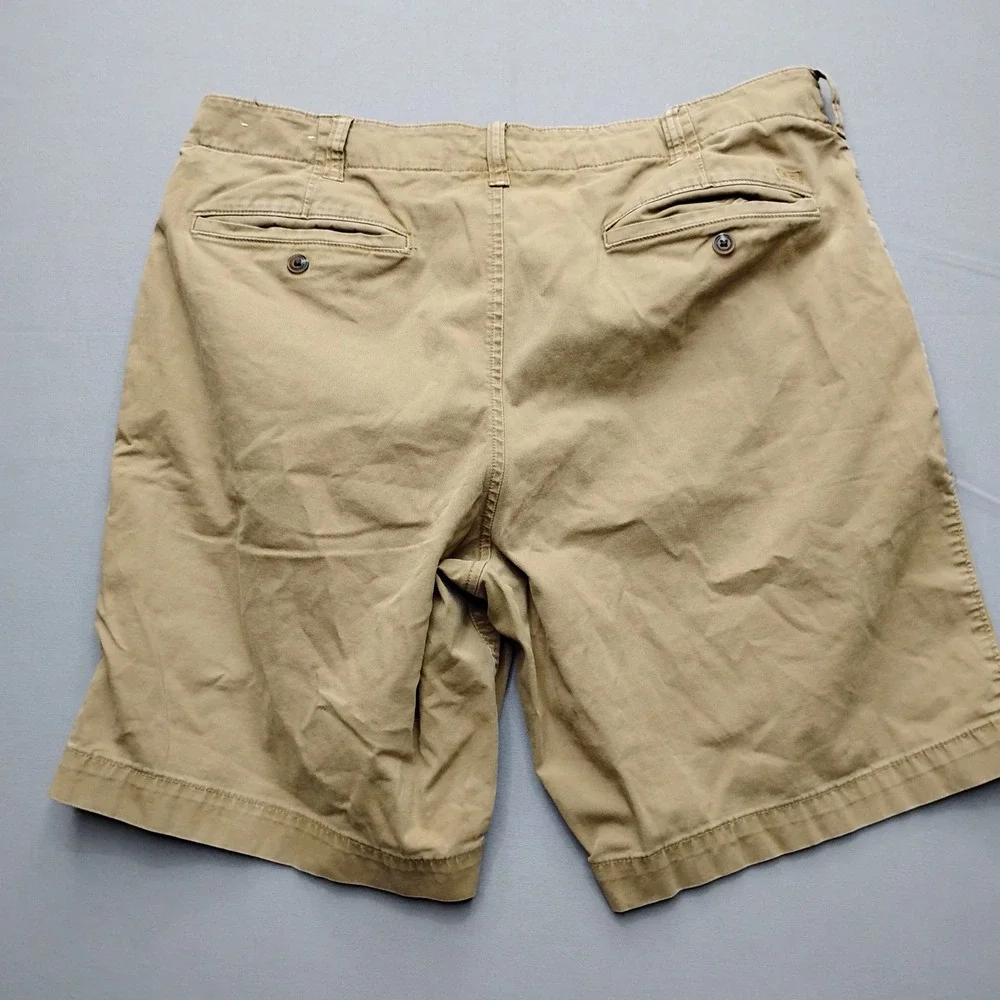 American Eagle Mens Classic Next Level Flex Chino Shorts Khaki Tan 38